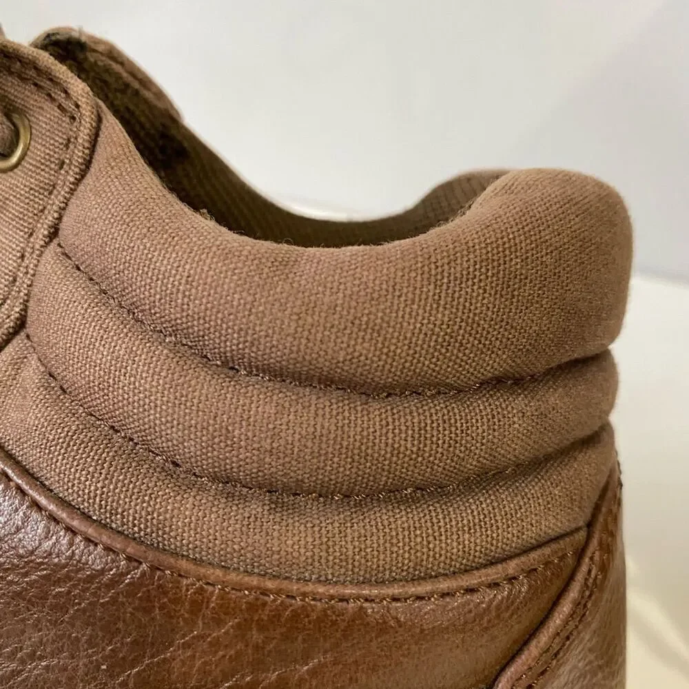 Kenneth Cole Reaction Cross Out Lace Up Shoes Ankle Boots Boys Size 5